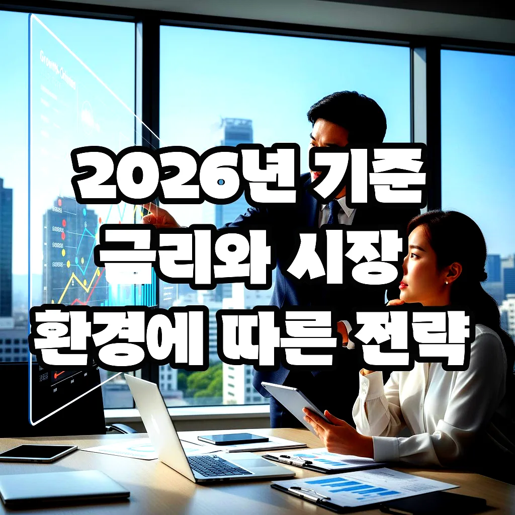 글의 2026년 기준 금리와 시장 환경에 따른 전략 이미지
