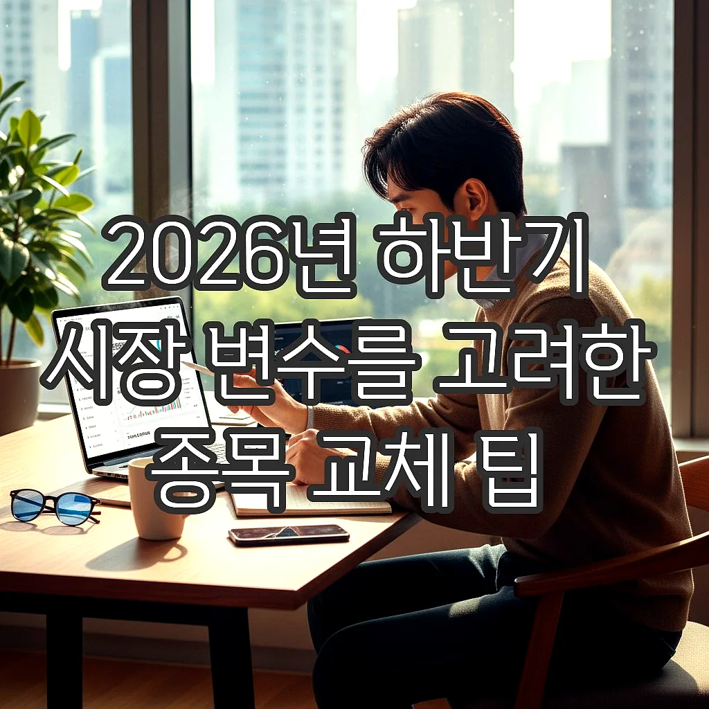 글의 2026년 하반기 시장 변수를 고려한 종목 교체 팁 이미지 글의 2026년 하반기 시장 변수를 고려한 종목 교체 팁 이미지
