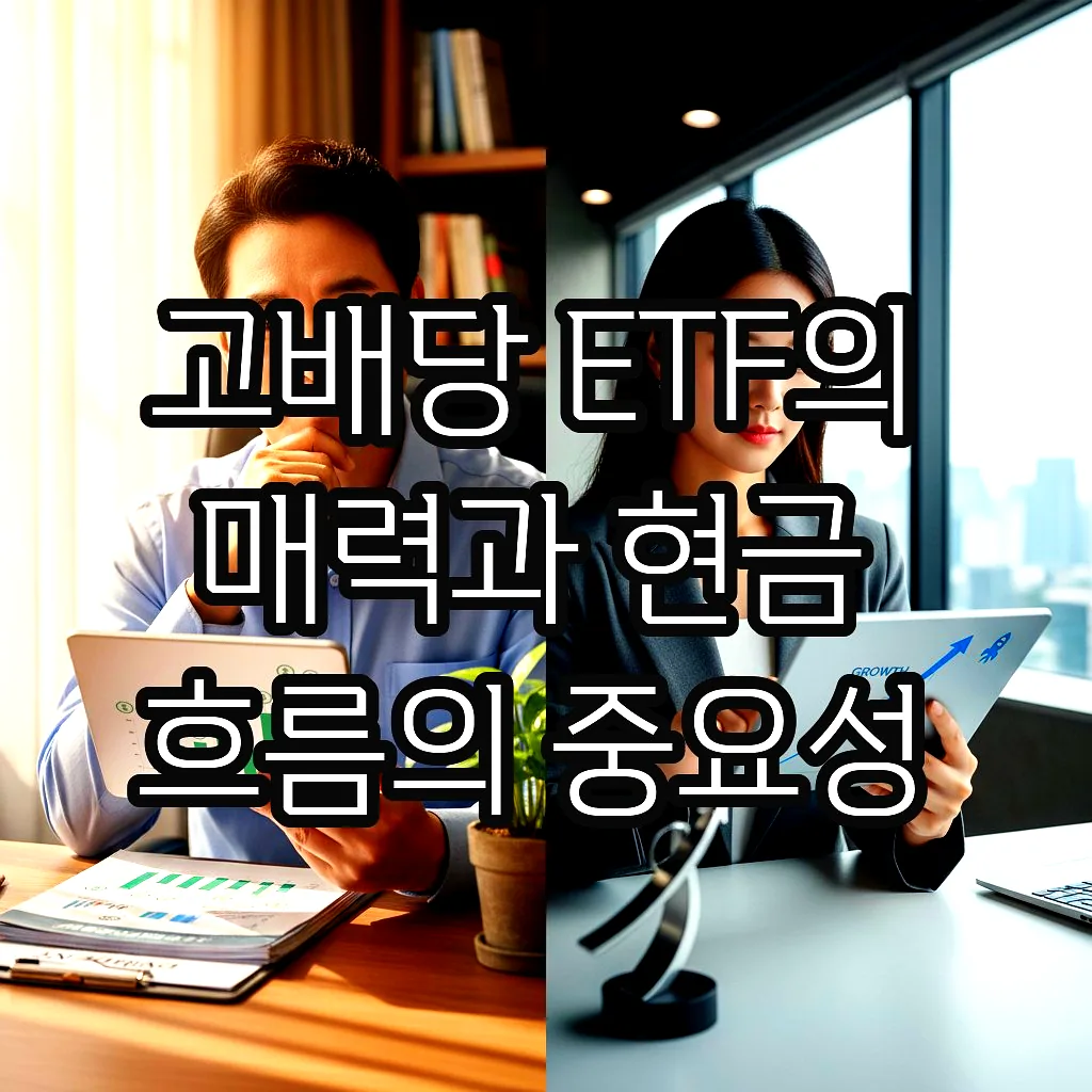 글의 고배당 ETF의 매력과 현금 흐름의 중요성 이미지