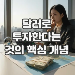글의 달러로 투자한다는 것의 핵심 개념 이미지