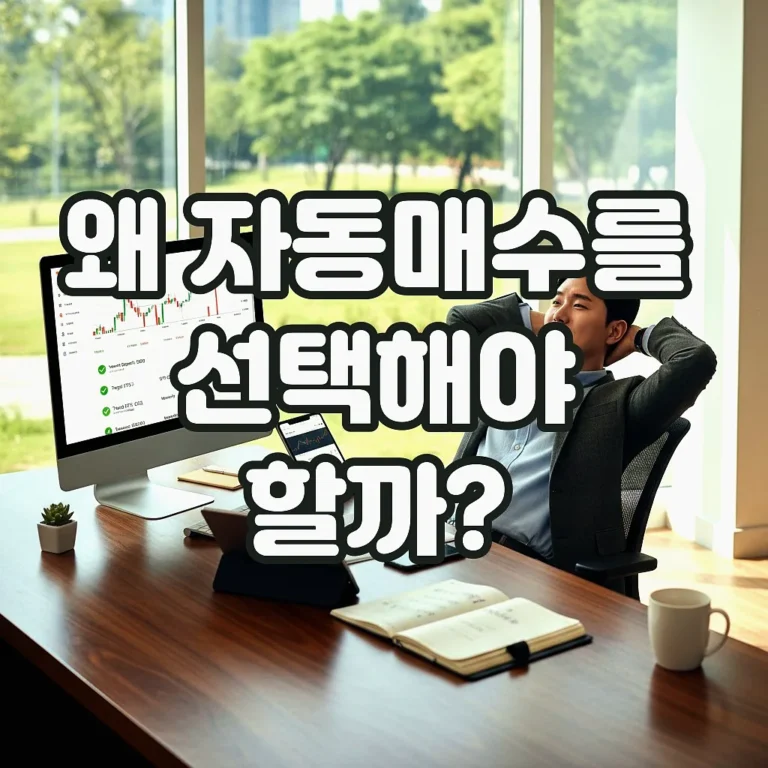글의 왜 자동매수를 선택해야 할까? 이미지