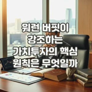 글의 워런 버핏이 강조하는 가치투자의 핵심 원칙은 무엇일까 이미지