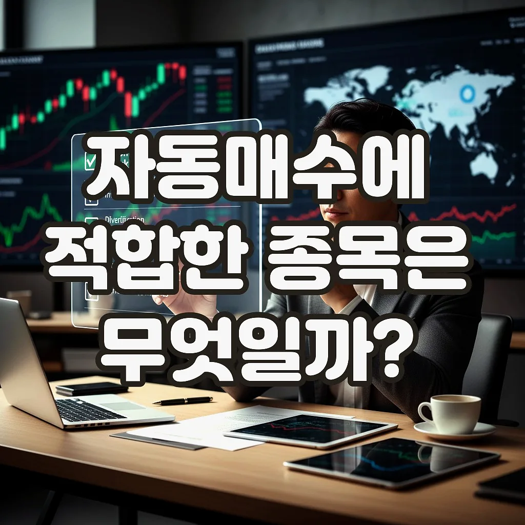 글의 자동매수에 적합한 종목은 무엇일까? 이미지 글의 자동매수에 적합한 종목은 무엇일까? 이미지